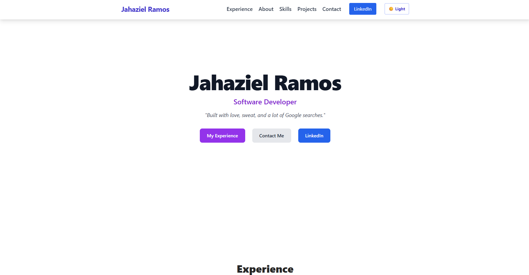 Portfolio Website